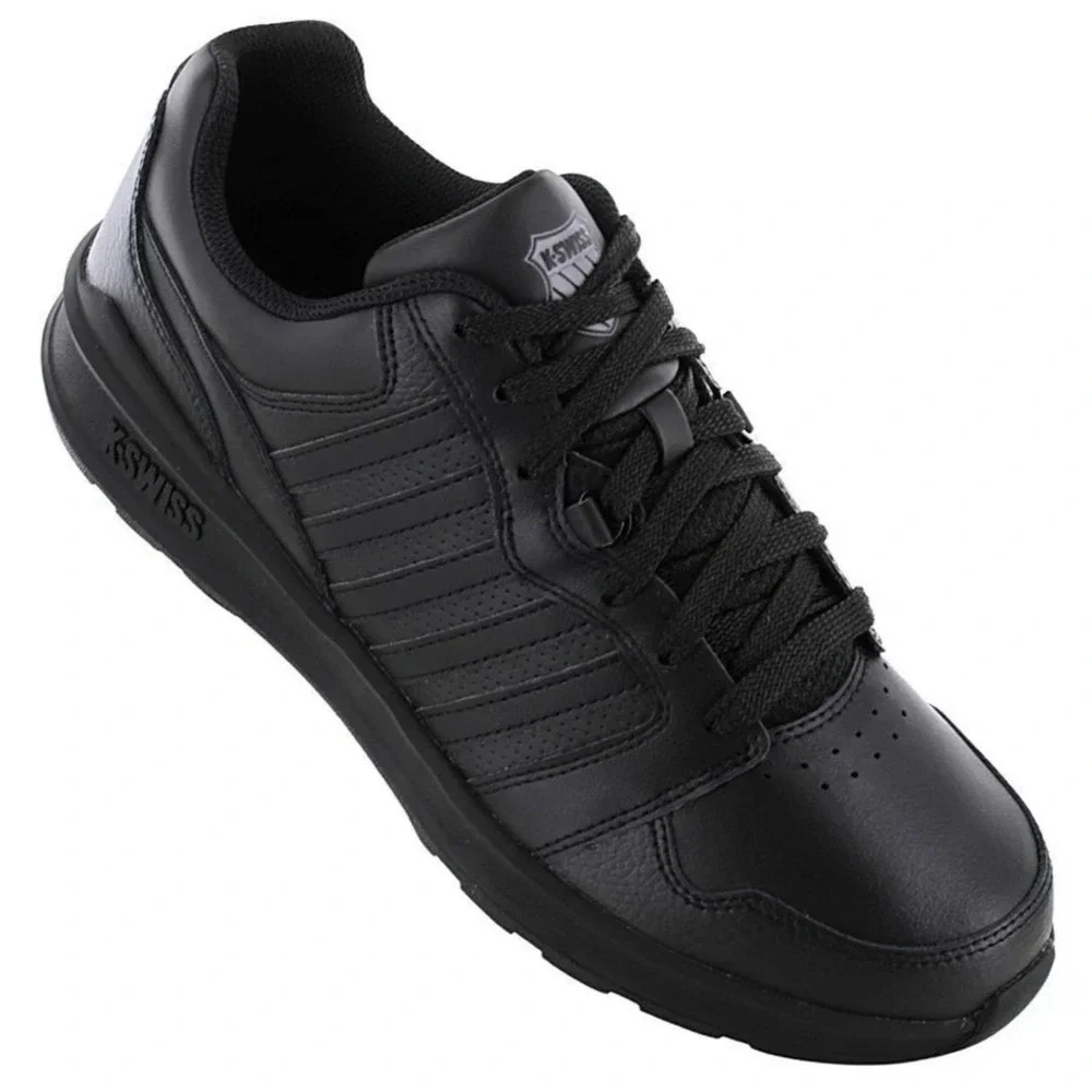 K-SWISS Rival Trainer Mens Size 11 Black Shoes Sneakers  09078-029  NEW